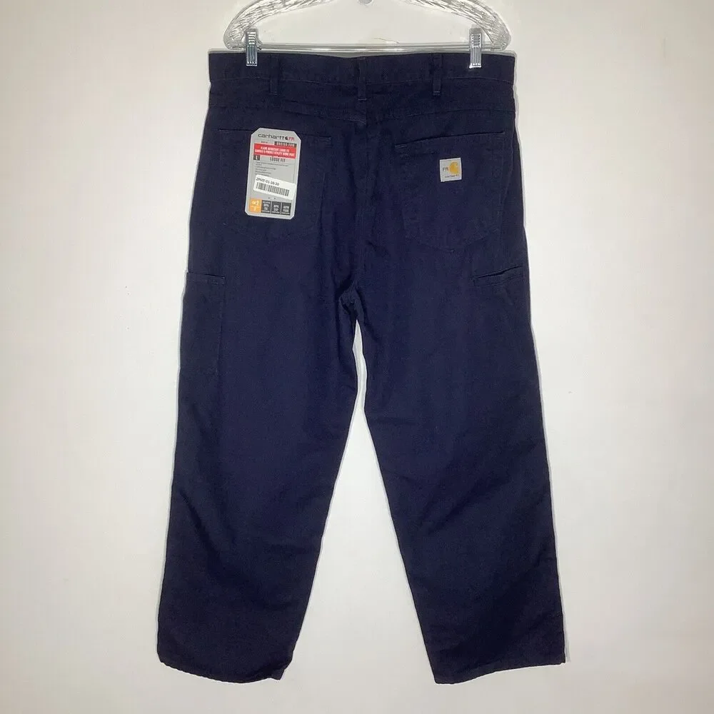 Carhartt FR Flame Resistant Mens Loose Fit Canvas Utility Pants Size 36 x 30 NWT